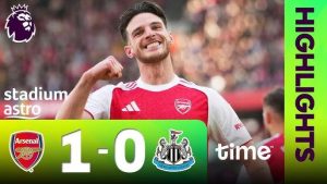 Kết quả bóng đá | Arsenal 1-0 Newcastle: Siêu phẩm Rice vé C1